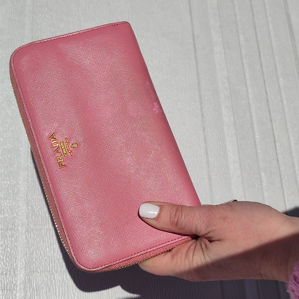 Pale Pink Prada Milano Wallet
